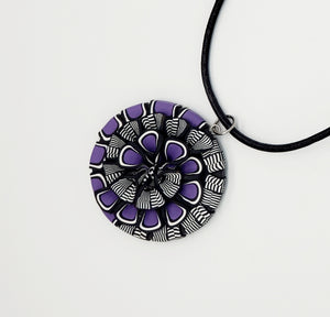 Grand Strand & Purple 3D Pendant Necklace