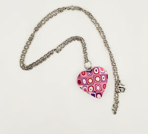 BE My Valentine Bubble Heart Necklace