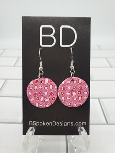 Be My Valentine Circle Earrings