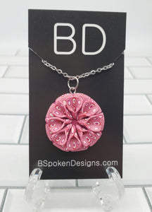 Be My Valentine 3D Red/Pink Heart Necklace